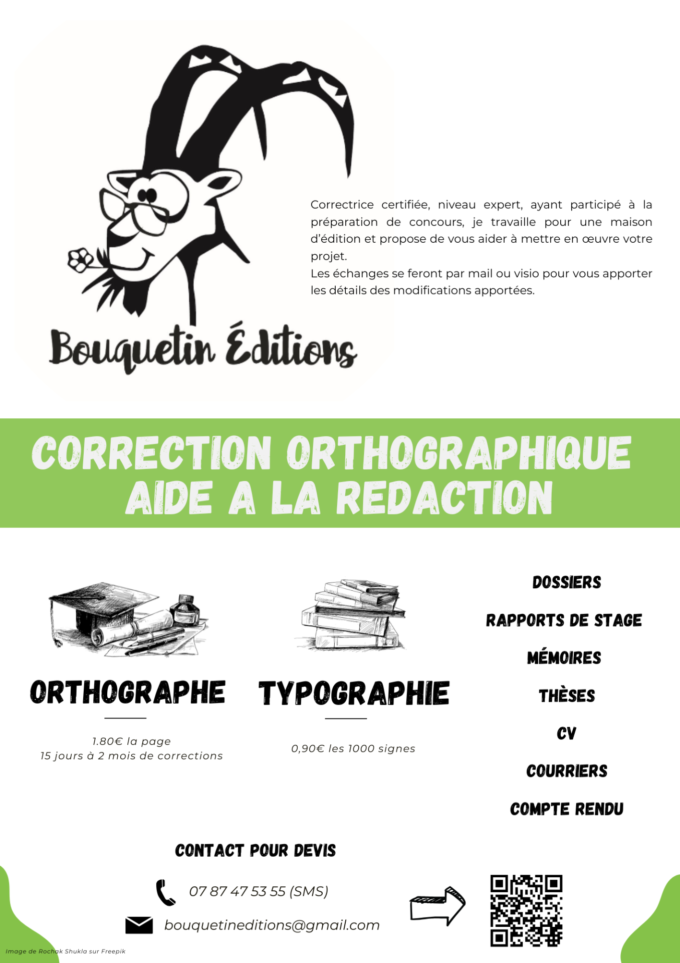 Flyer correction relecture